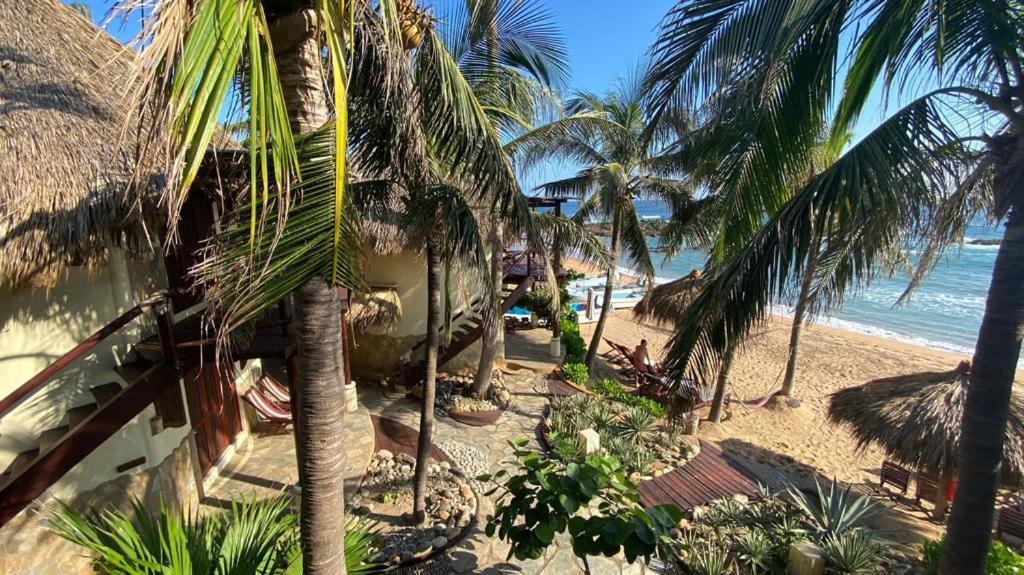 Cabanas Punta Placer San Agustinillo Esterno foto